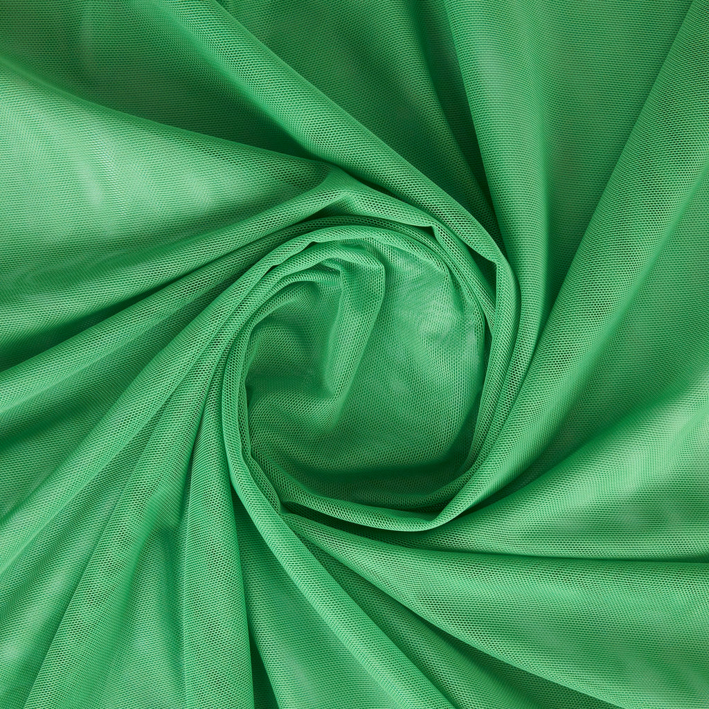STRETCH POWER MESH | 5110 VIBRANT GREEN - Zelouf Fabrics