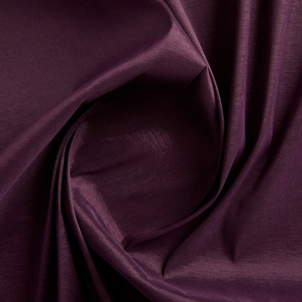 STRETCH TAFFETA | 6660 LUSH PLUM - Zelouf Fabrics