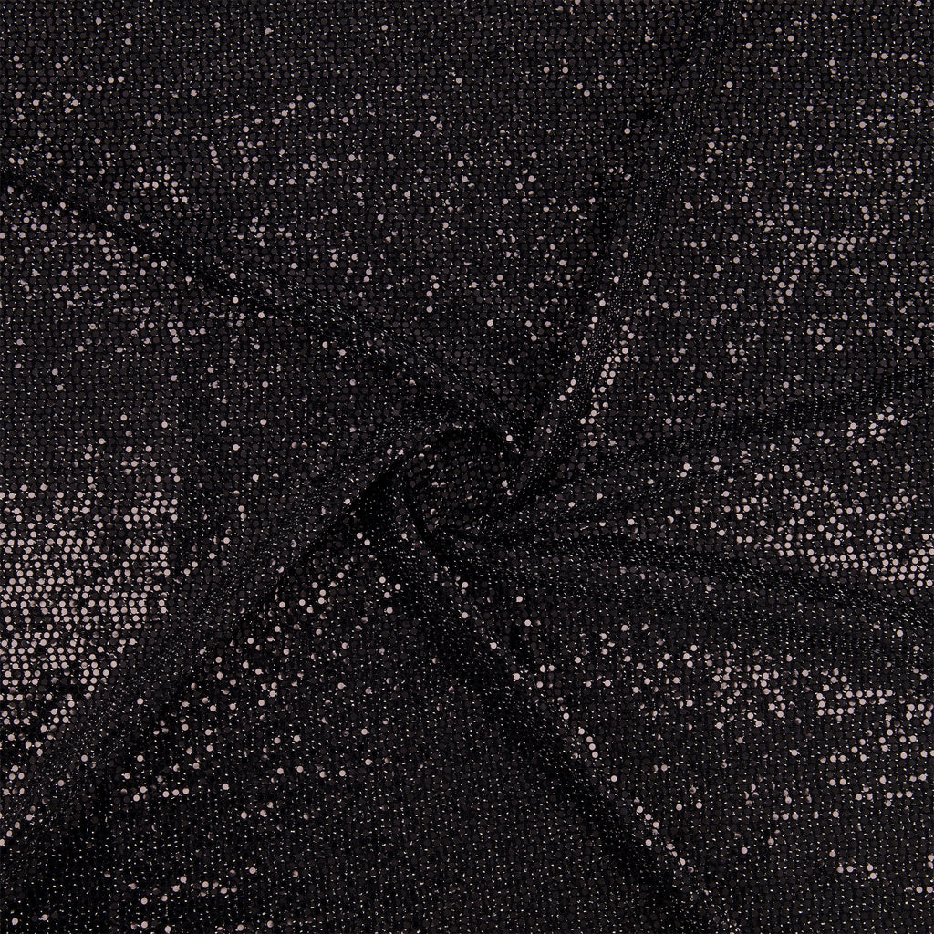 STRETCH TRANS KNIT | 25454-TRANS BLACK - Zelouf Fabrics