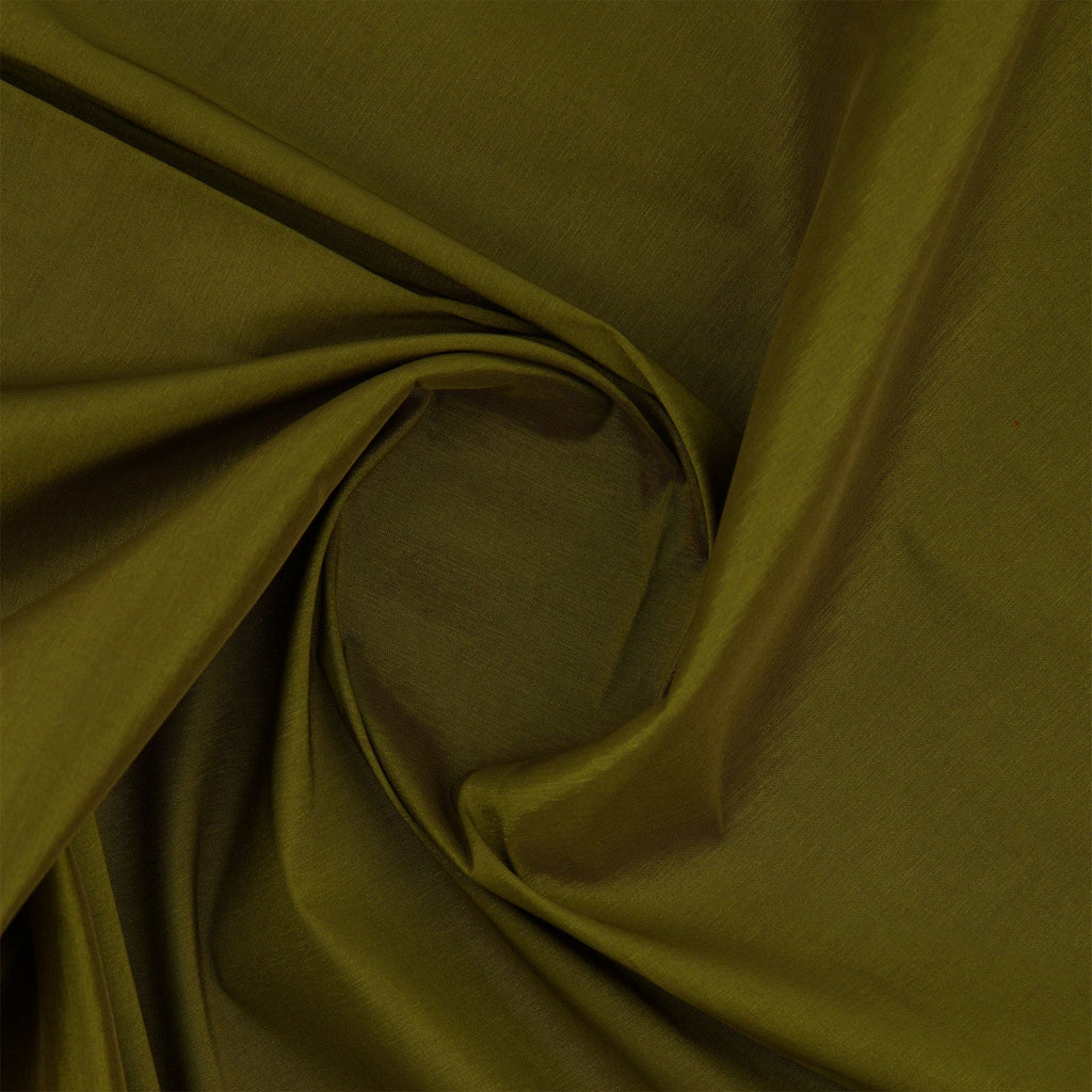 STRETCH TAFFETA | 6660 TRANQUIL OLIVE - Zelouf Fabrics