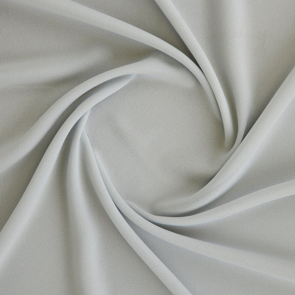 PEBBLE CREPE GEORGETTE | 212 SILVER ICE - Zelouf Fabrics