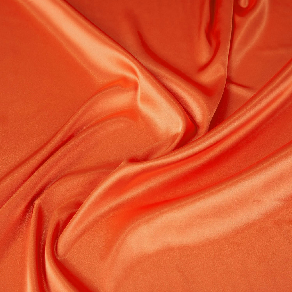 ANNABELLE STRETCH SATIN | 1173 CORAL FEATHER - Zelouf Fabrics