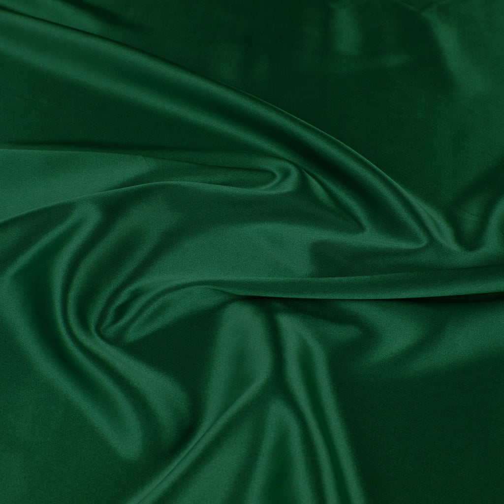 ANNABELLE STRETCH SATIN | 1173 EMERALD PIE - Zelouf Fabrics