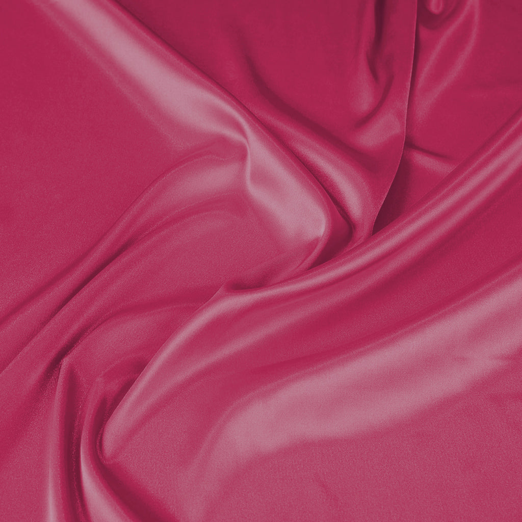 ANNABELLE STRETCH SATIN | 1173 FUNKY NEON PINK - Zelouf Fabrics