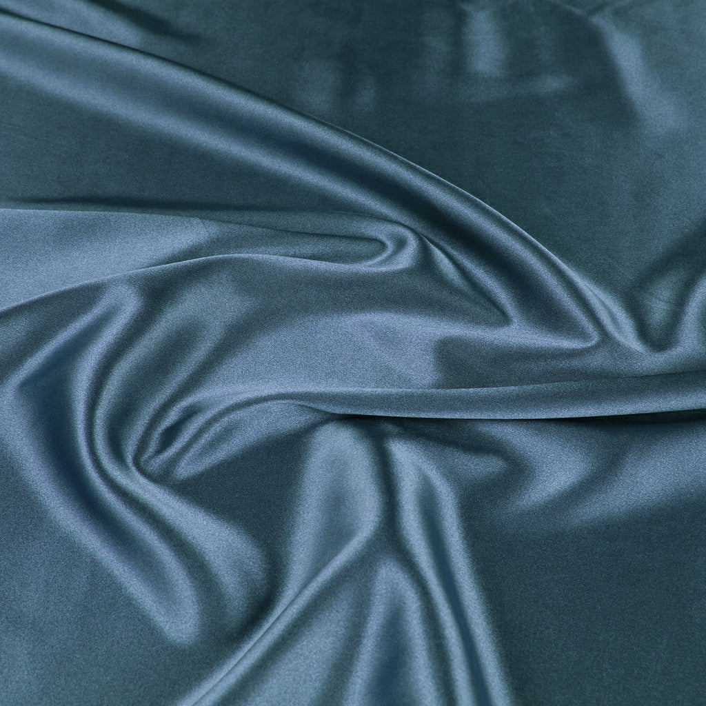 ANNABELLE STRETCH SATIN | 1173 JUST SKY - Zelouf Fabrics