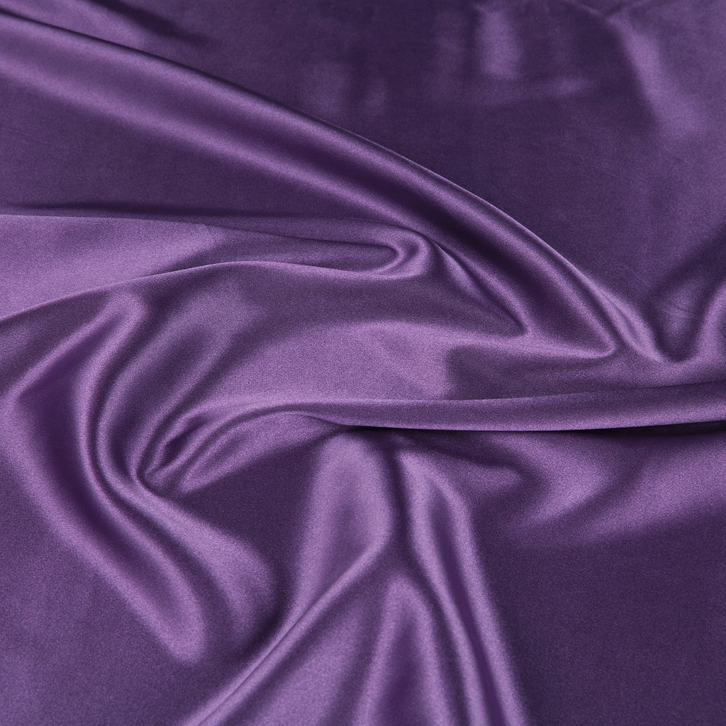 ANNABELLE STRETCH SATIN | 1173 LILAC FEATHER - Zelouf Fabrics