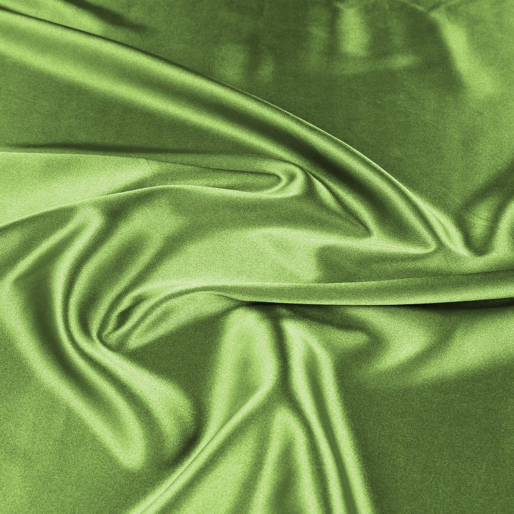 ANNABELLE STRETCH SATIN | 1173 RIO LIME - Zelouf Fabrics