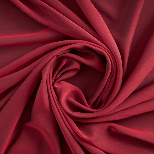 IRIDESCENT CHIFFON | 946 C BURGANDY - Zelouf Fabrics