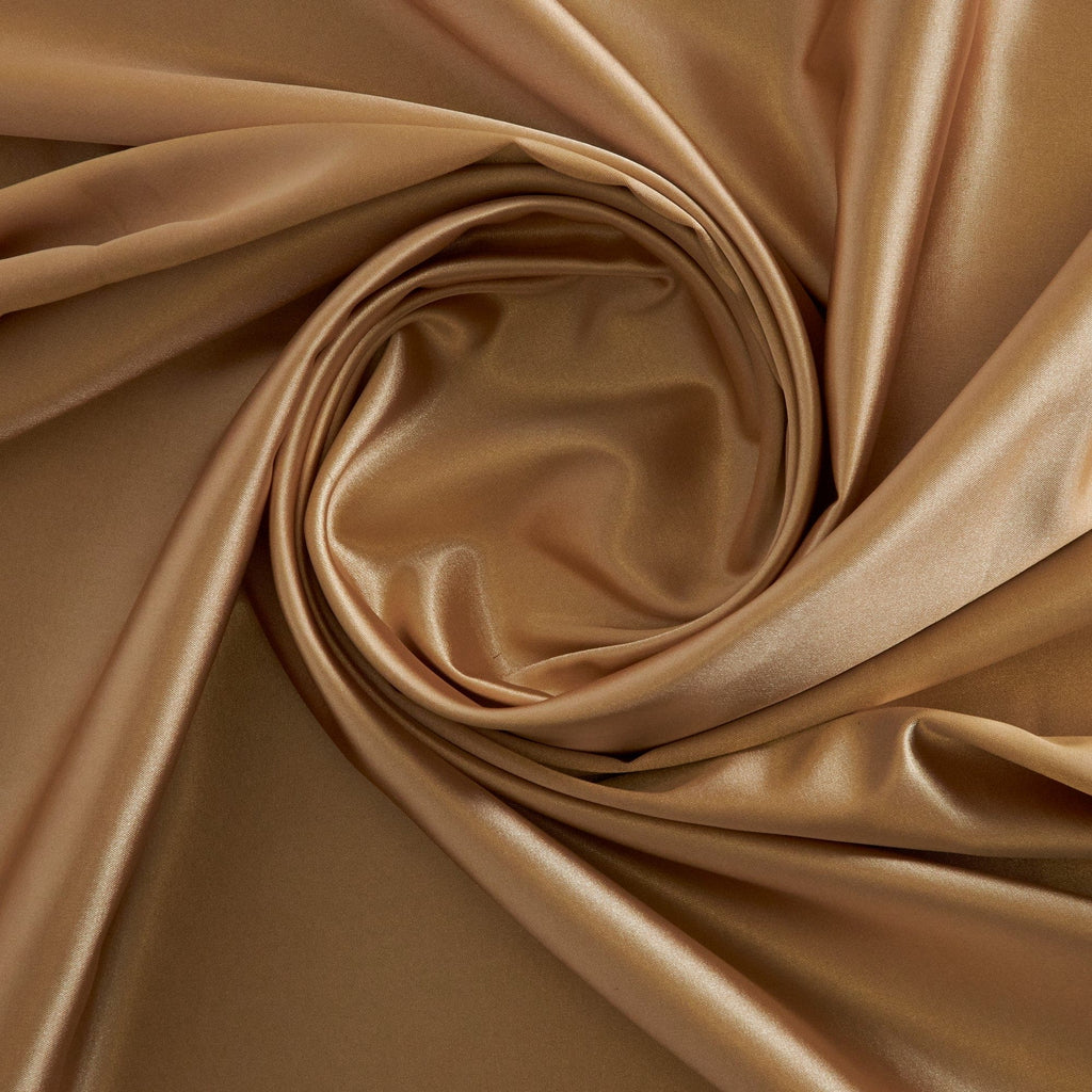 STRETCH CHARMEUSE SATIN | 7306 SUMMER GOLD - Zelouf Fabrics