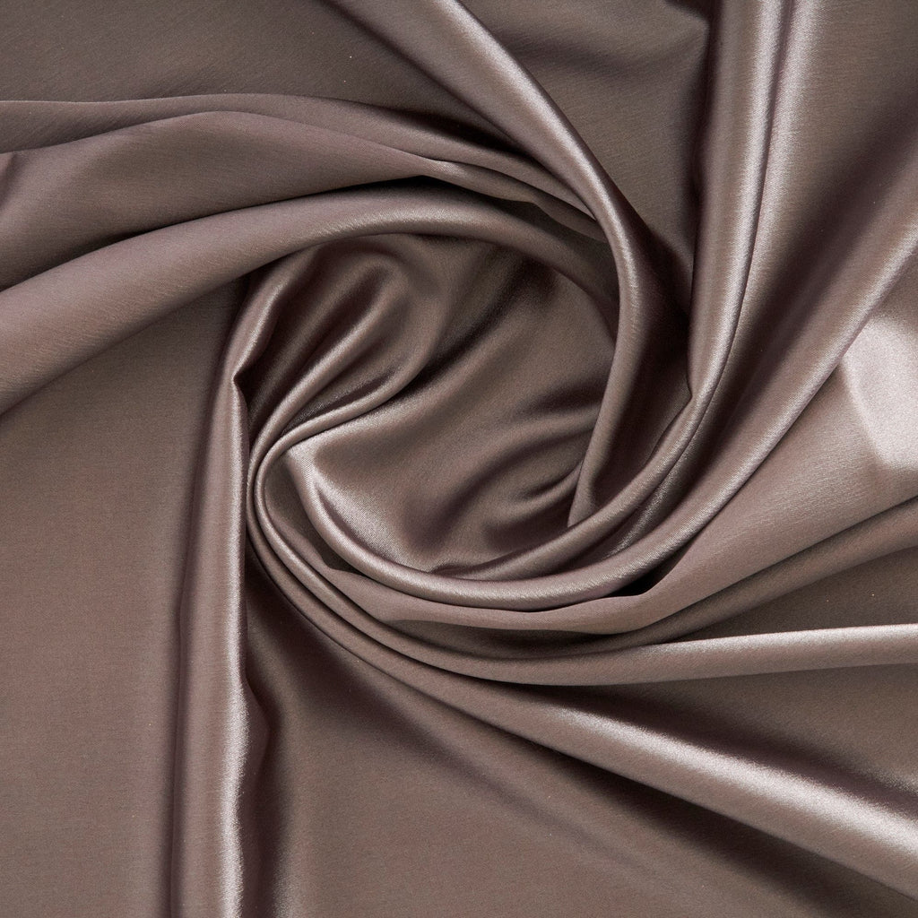 STRETCH CHARMEUSE SATIN | 7306 SUMMER TAUPE - Zelouf Fabrics