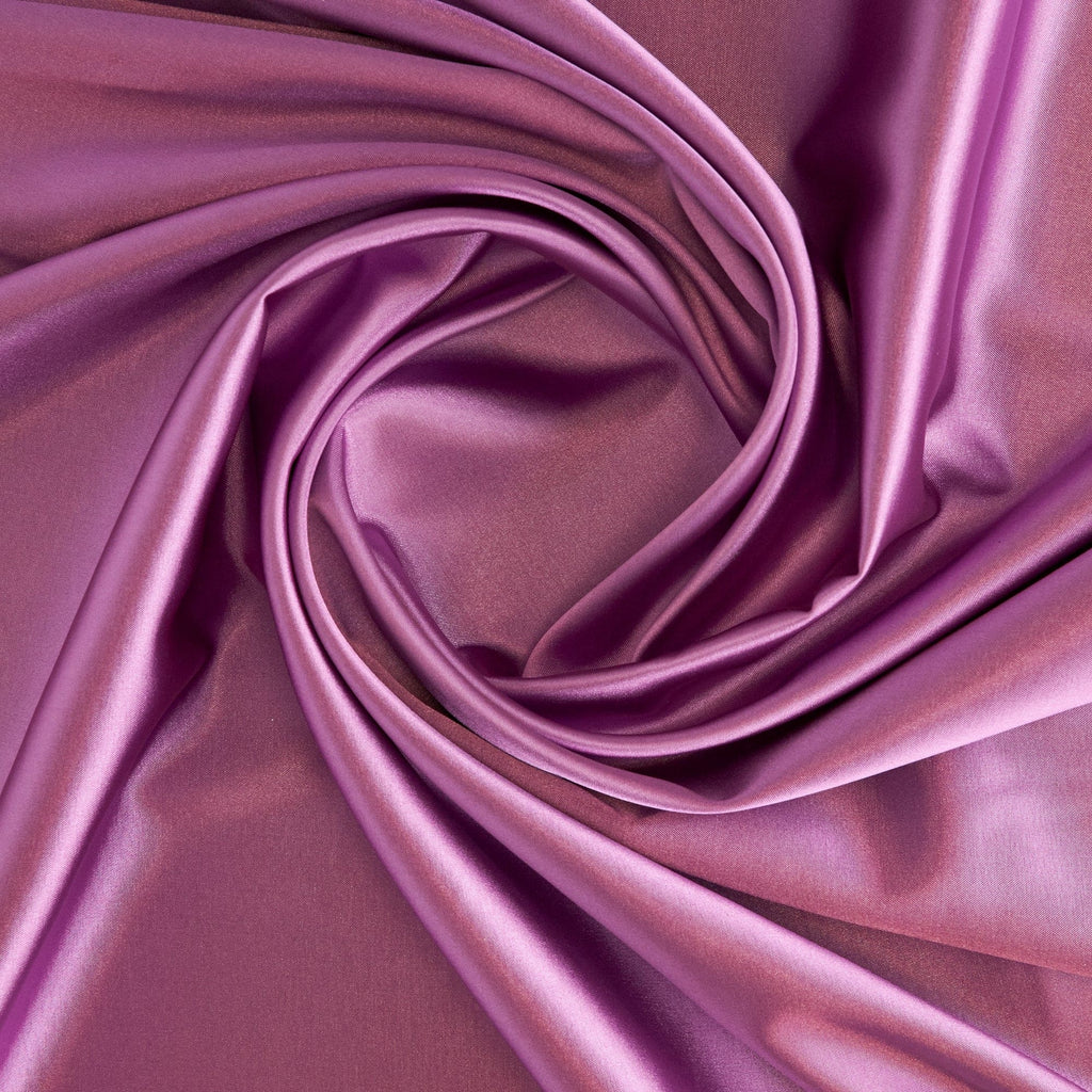 STRETCH CHARMEUSE SATIN | 7306 PLUM DIVINE - Zelouf Fabrics