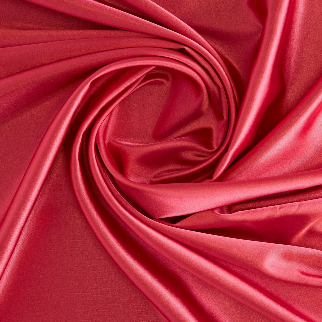 STRETCH CHARMEUSE SATIN | 7306 CORAL DIVINE - Zelouf Fabrics