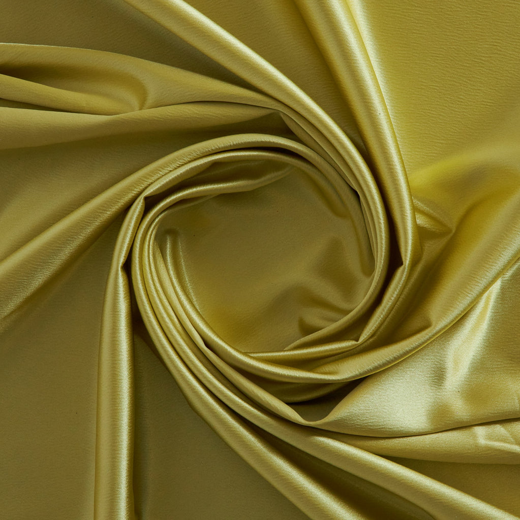 DANIELLE STRETCH SATIN | 7311 PINEAPPLE CREME - Zelouf Fabrics