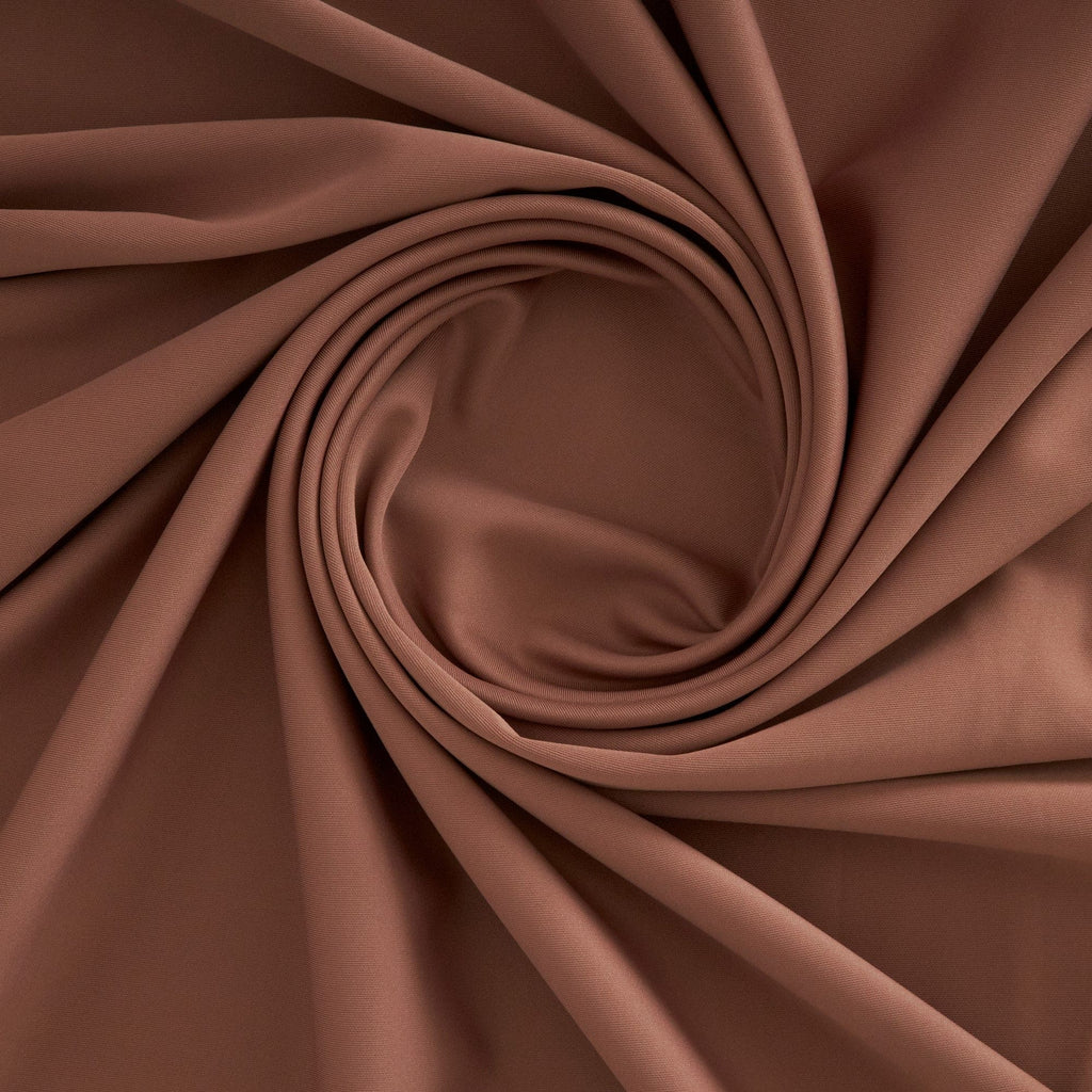 SCUBA KNIT | 5566 ACORN CHESTNUT - Zelouf Fabrics