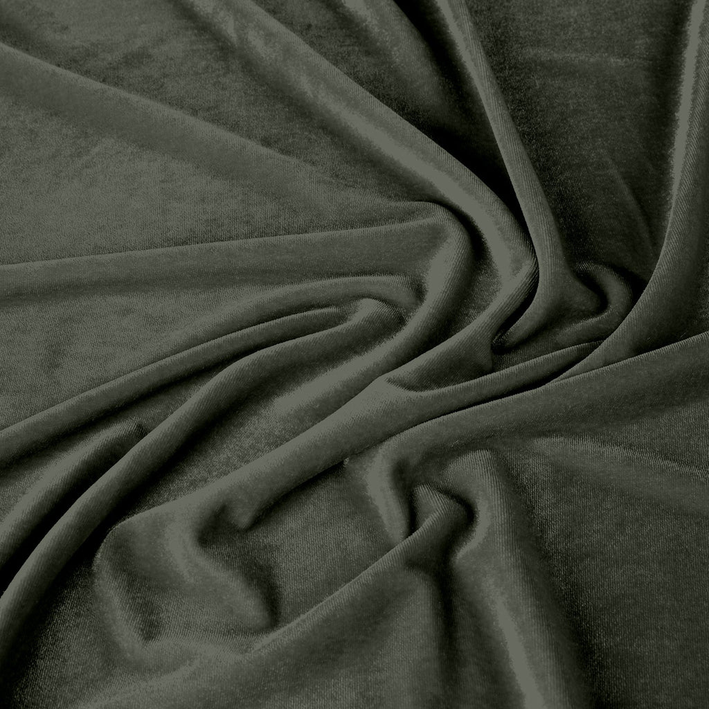 STRETCH VELVET | 323 GG SAGE - Zelouf Fabrics