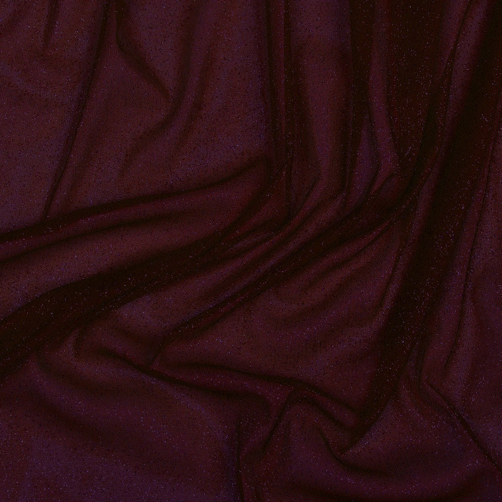 ROLLER GLITTER CHIFFON | 4233 LUSCIOUS BURGUNDY - Zelouf Fabrics