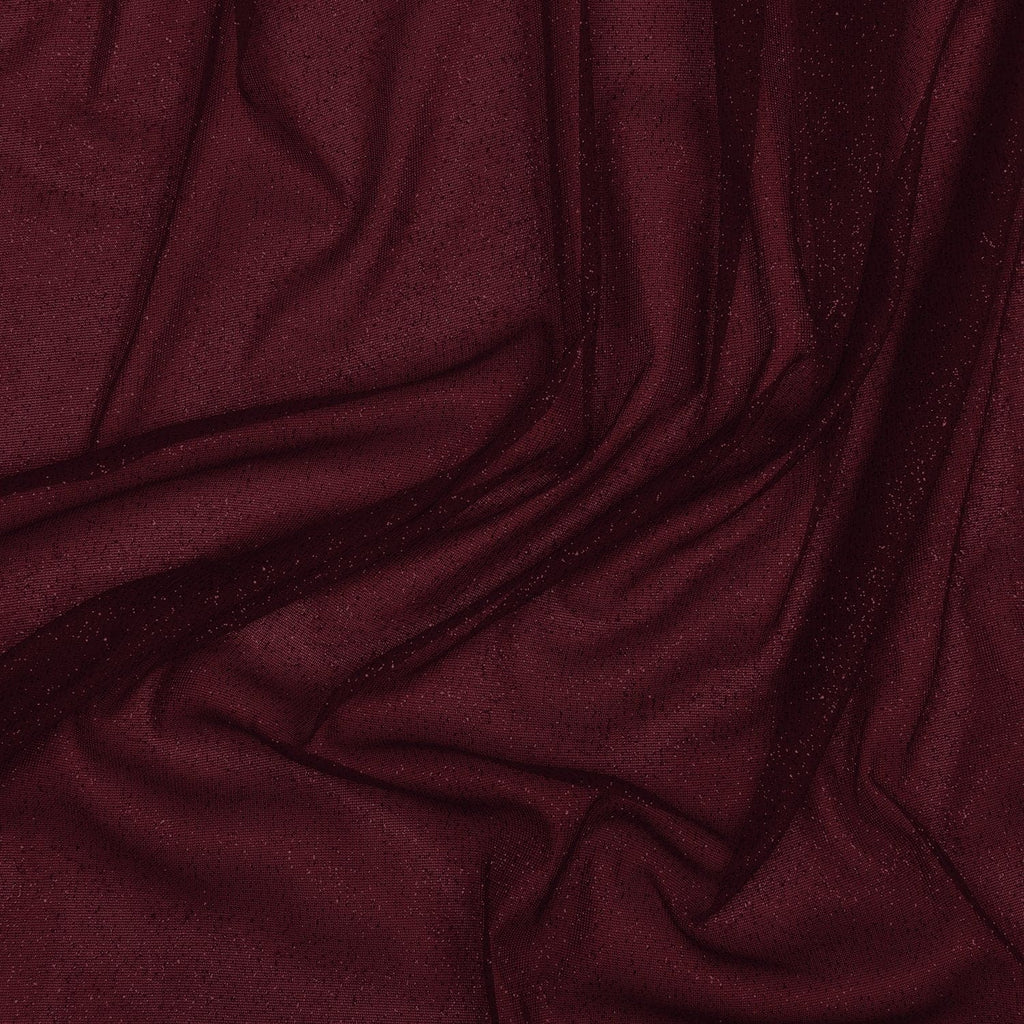 ROLLER GLITTER CHIFFON | 4233 WINE SPICE - Zelouf Fabrics