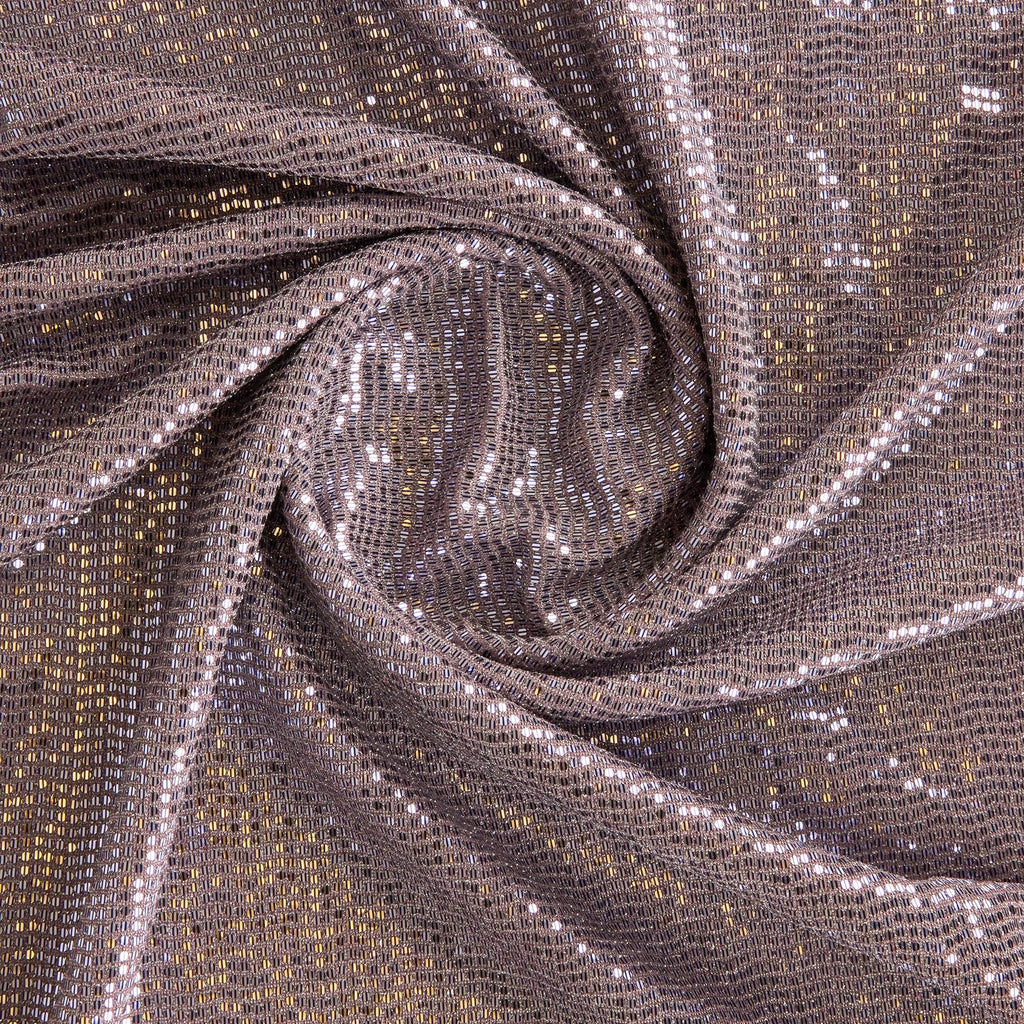 COLOR STRIPE TRANS METALLIC KNIT  | 25556-TRANS PERFECT MAUVE - Zelouf Fabrics