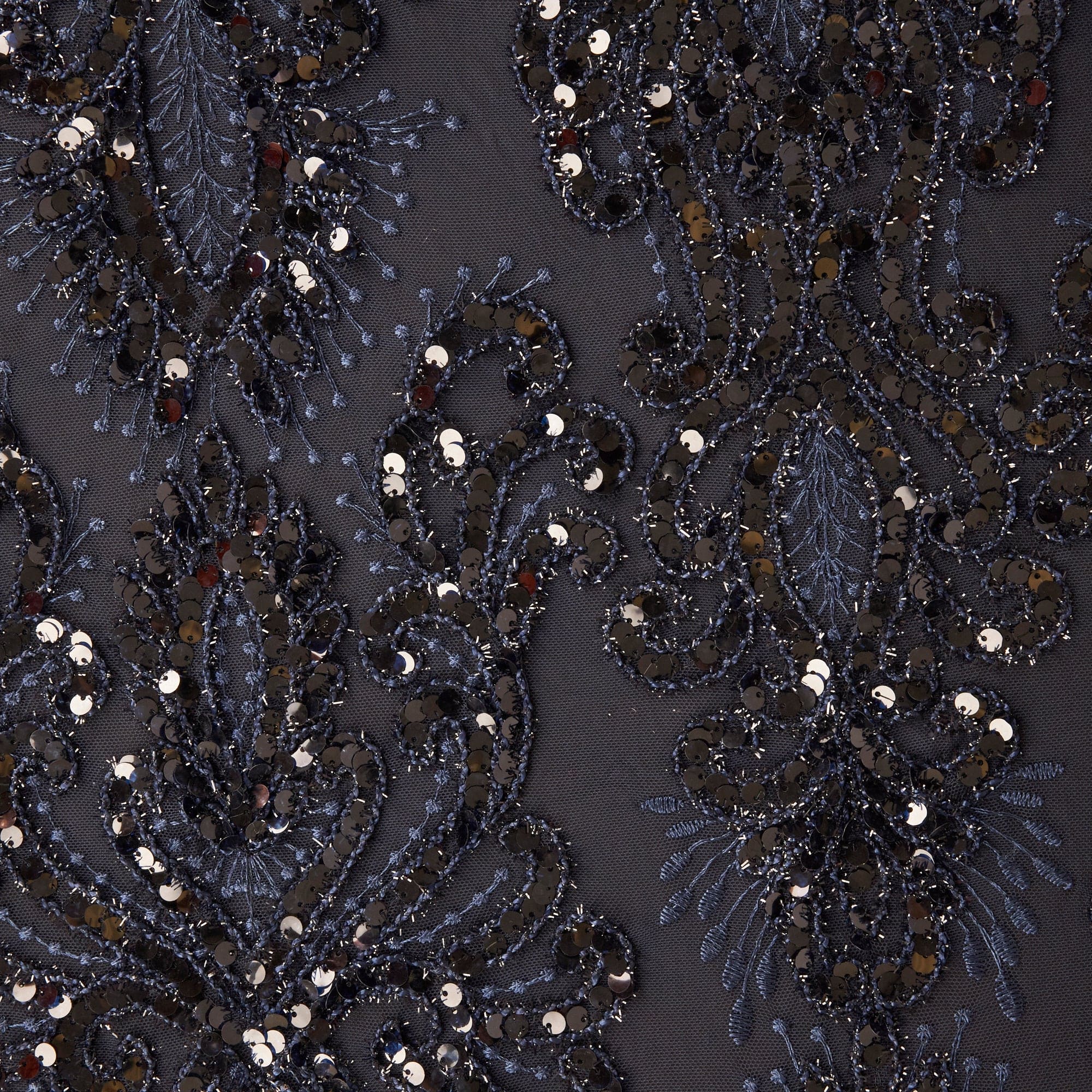 KAYLA EMB W/EYELASH CORDED SCALLOP MESH | 26428 - Zelouf Fabrics