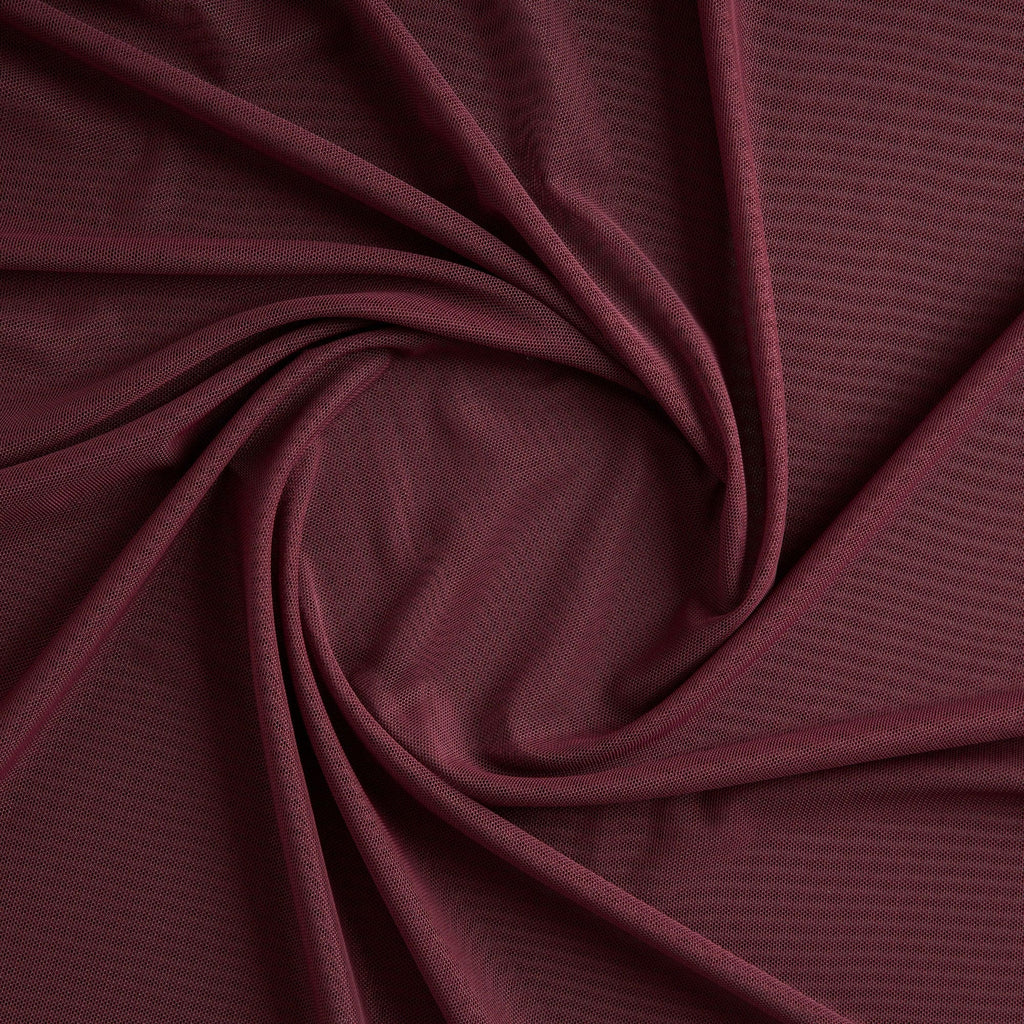 STRETCH POWER MESH | 5110 ARRESTING MULBERRY - Zelouf Fabrics