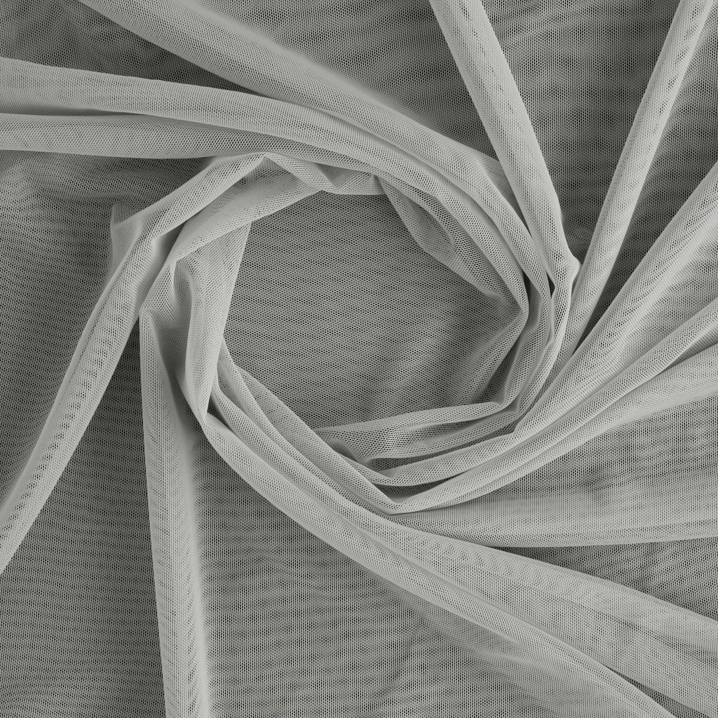 STRETCH POWER MESH | 5110 STEEL MIST - Zelouf Fabrics