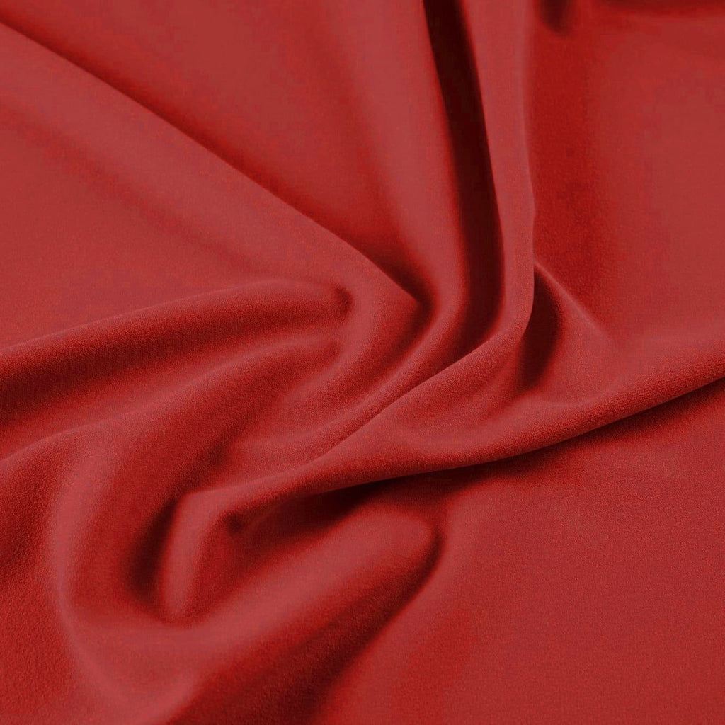 SCUBA CREPE | 5664 DAZZLING POPPY - Zelouf Fabrics