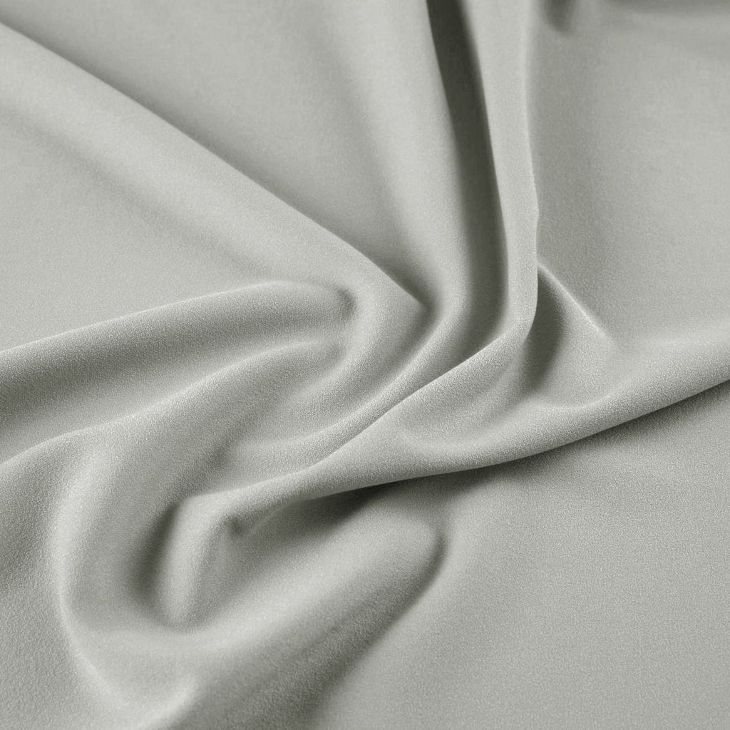 SCUBA CREPE | 5664 DAZZLING SILVER - Zelouf Fabrics