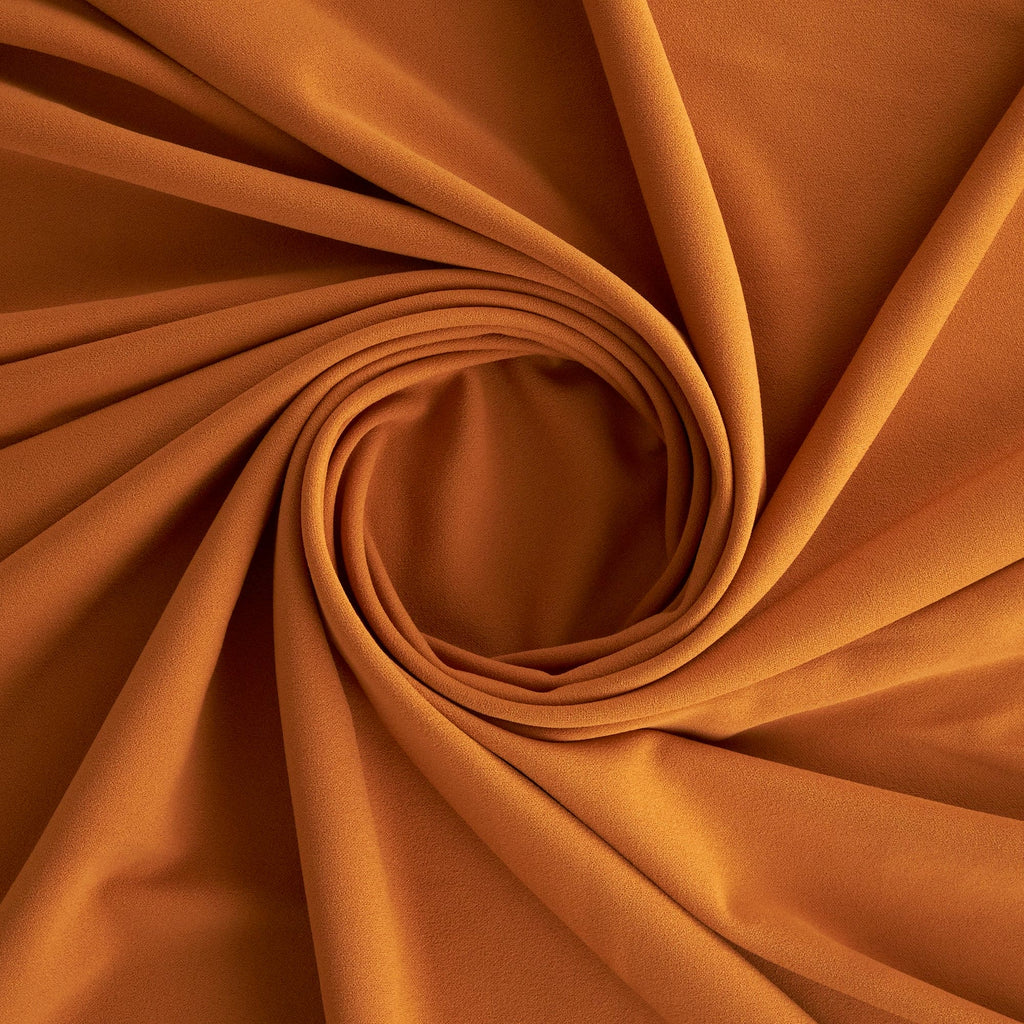 SCUBA CREPE | 5664 FINE AMBER - Zelouf Fabrics