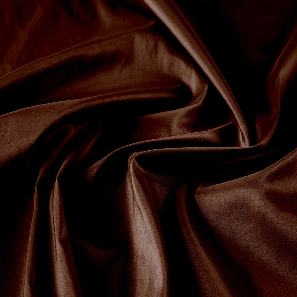LEGACY TAFFETA | 6085 BROWN - Zelouf Fabrics