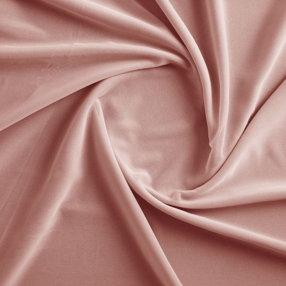 MATTE JERSEY CHIFFON | 631 LT.ROSE FLOWER - Zelouf Fabrics