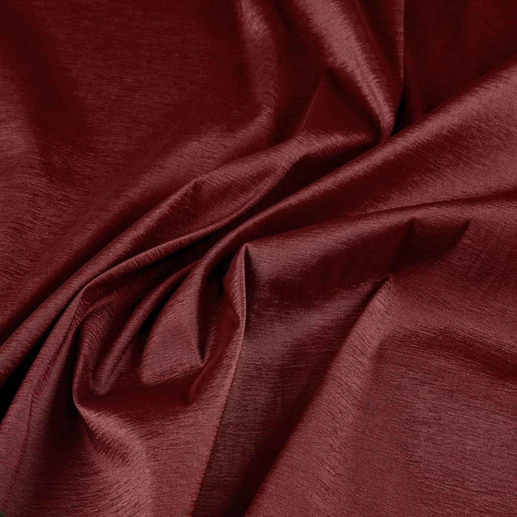 STRETCH TAFFETA | 6660 EXCITE BURGUNDY - Zelouf Fabrics