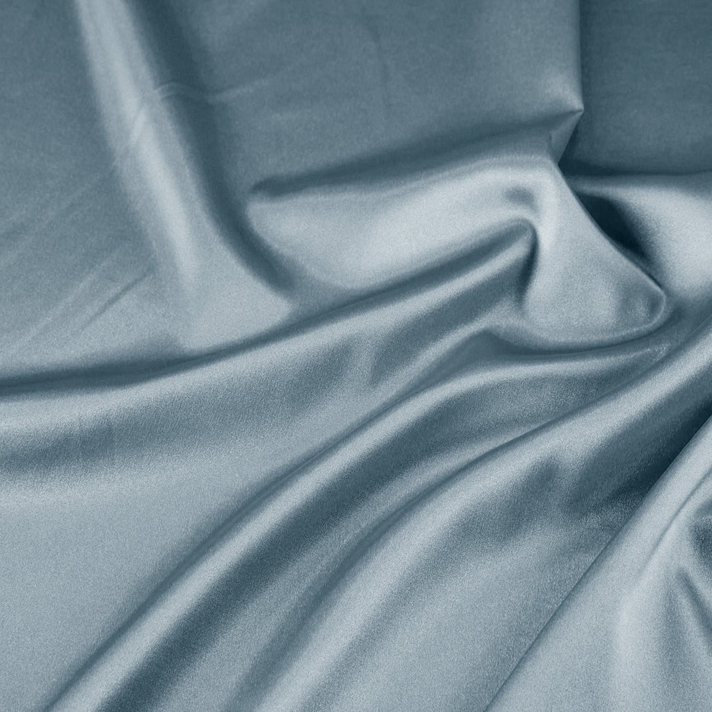 STRETCH CHARMEUSE SATIN | 7306 HOT PLATINUM - Zelouf Fabrics