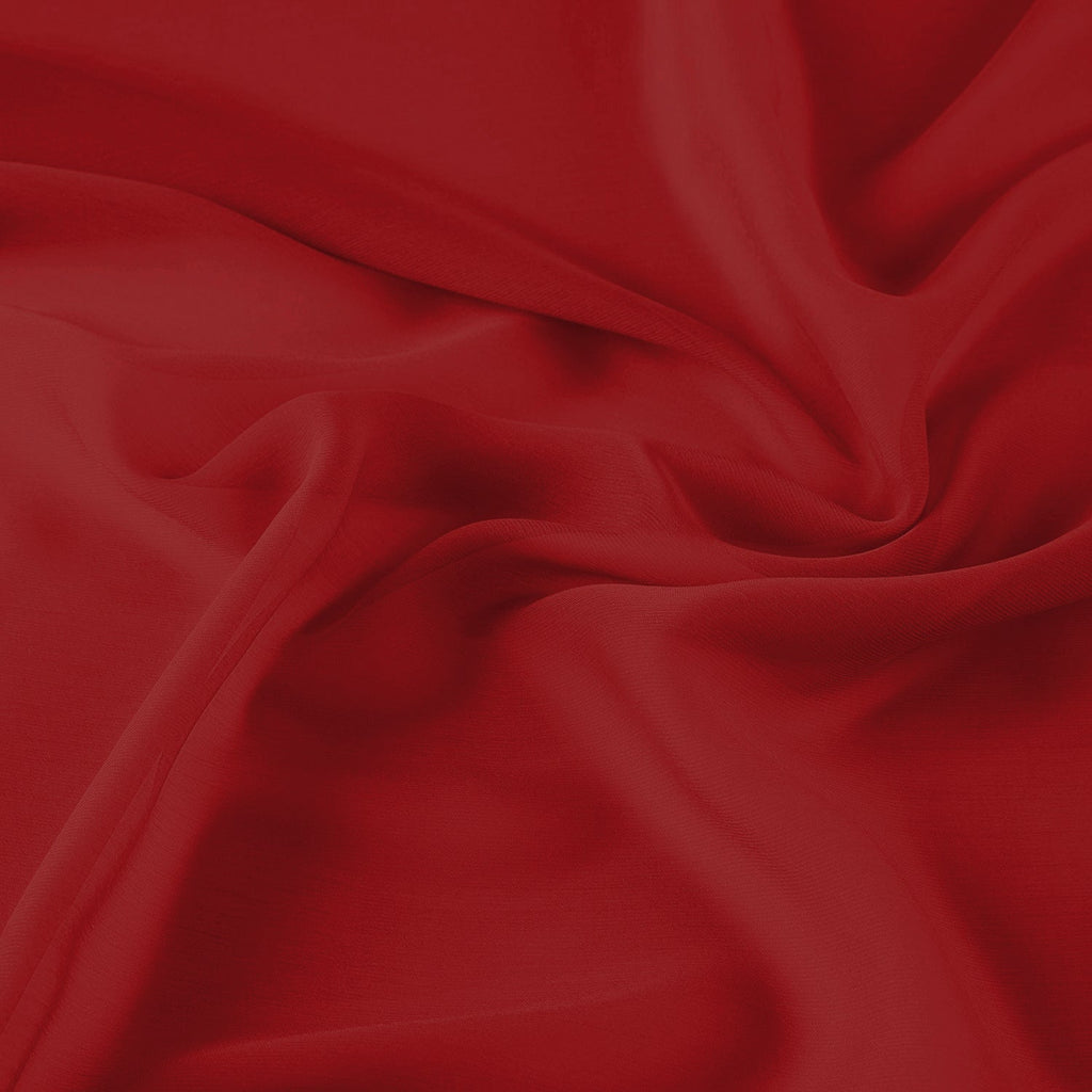 CATIONIC CHIFFON | 829 RED FIRE - Zelouf Fabrics