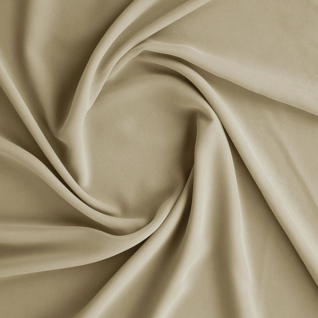 HI MULTI CHIFFON | 835 PAT BEIGE - Zelouf Fabrics