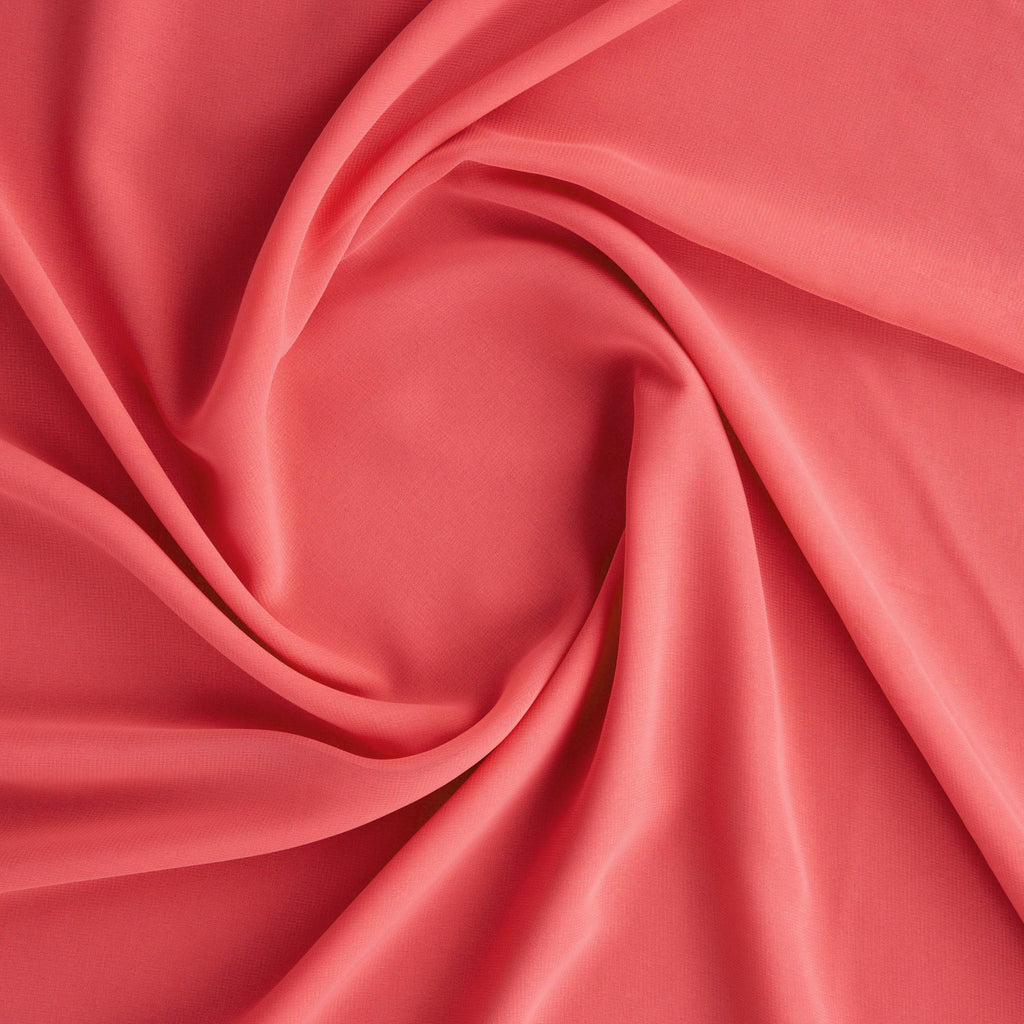 HI MULTI CHIFFON | 835 QUINCE ORANGE FROST - Zelouf Fabrics