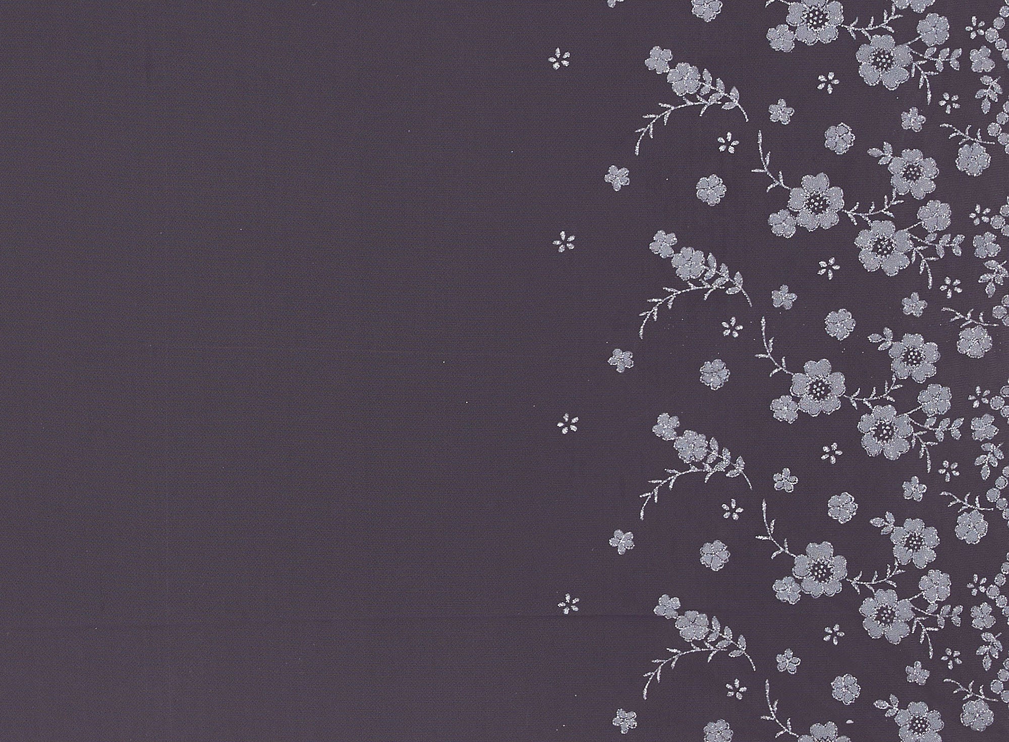 FLORAL CAVIAR W/OUTLINE GLITER ON TULLE | 9440-1060 - Zelouf Fabrics
