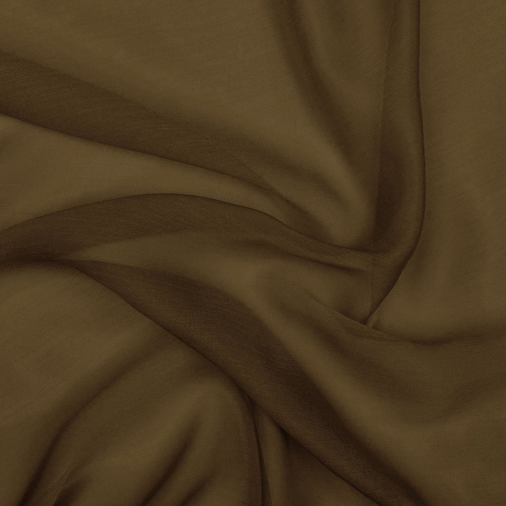 IRIDESCENT CHIFFON | 946 BRONZE DIAMOND - Zelouf Fabrics