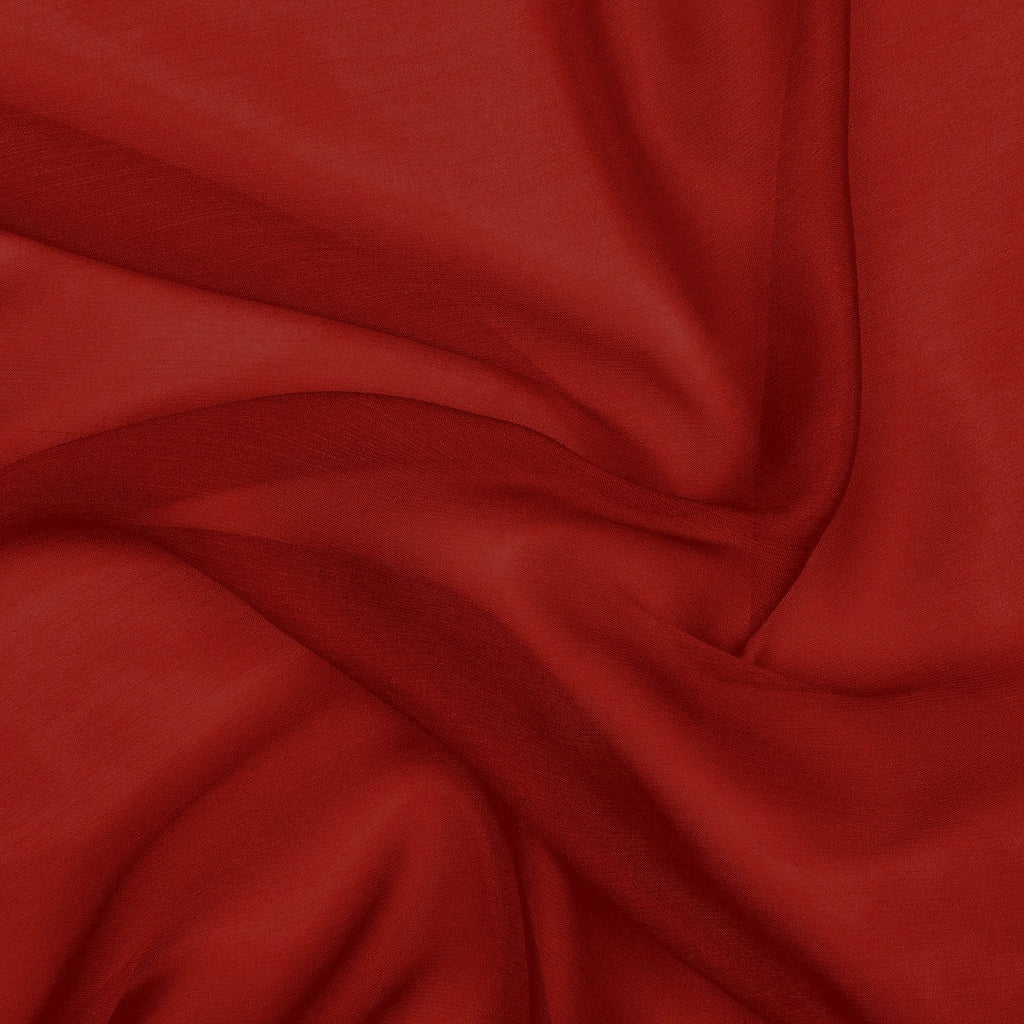 IRIDESCENT CHIFFON | 946 FIREFLY TANGERINE - Zelouf Fabrics