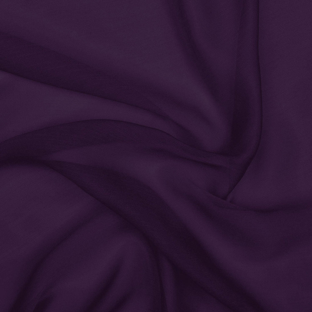 IRIDESCENT CHIFFON | 946 LUSCIOUS PLUM - Zelouf Fabrics