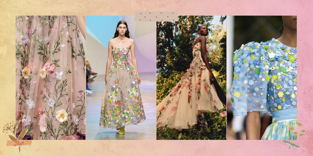 3D Floral Fabric Trends to Wear This Spring