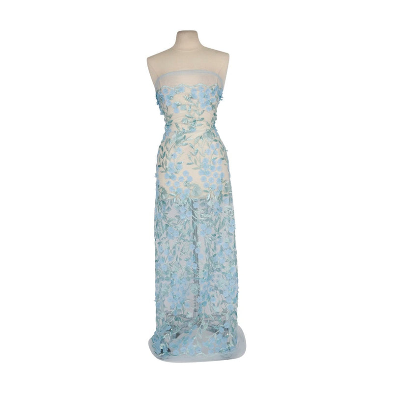 JENNY 3D FLORAL GLITTER SEQUIN EMBROIDERY MESH  | 26638