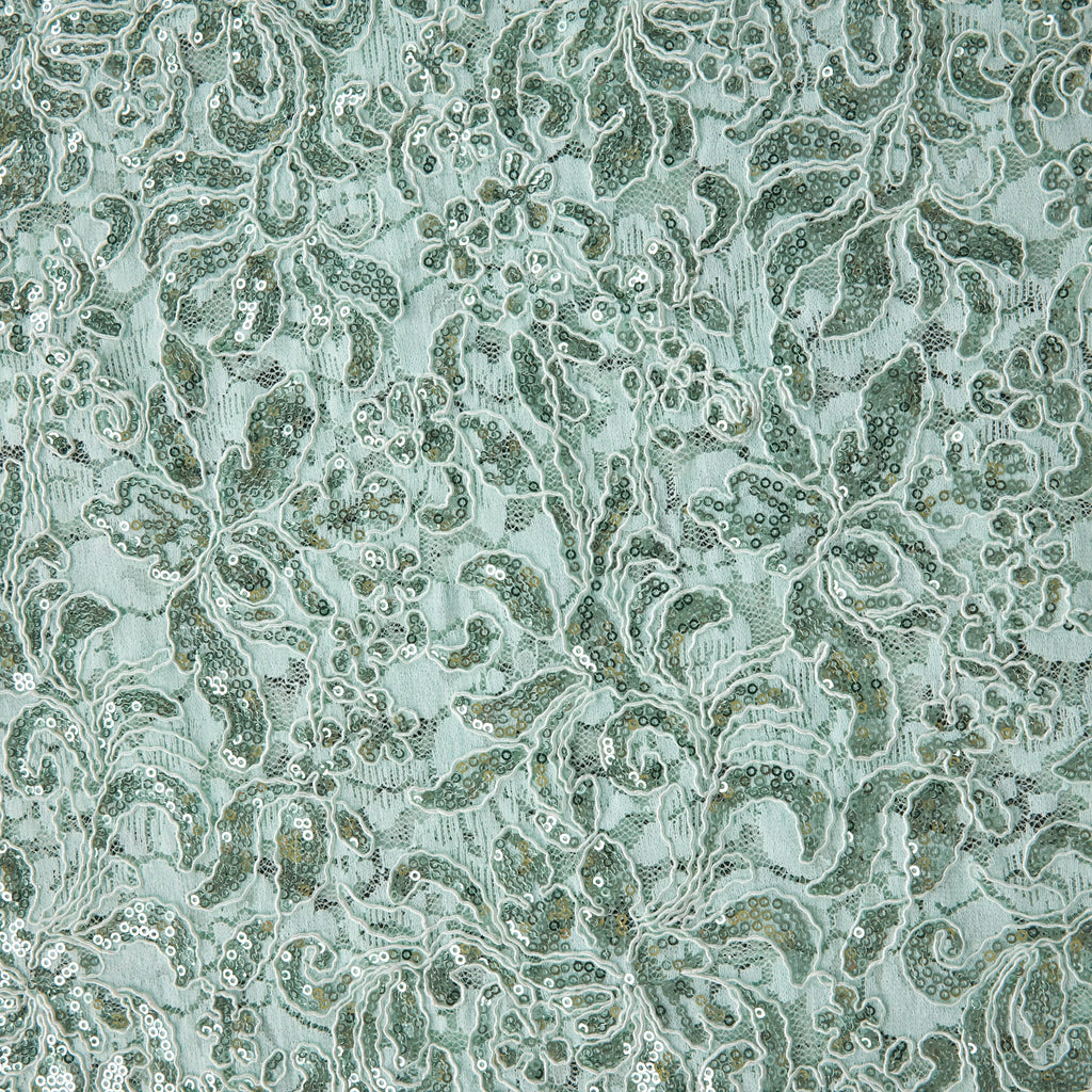 JOANNA CORDED EMBROIDERY LACE MESH  | 25921  - Zelouf Fabrics