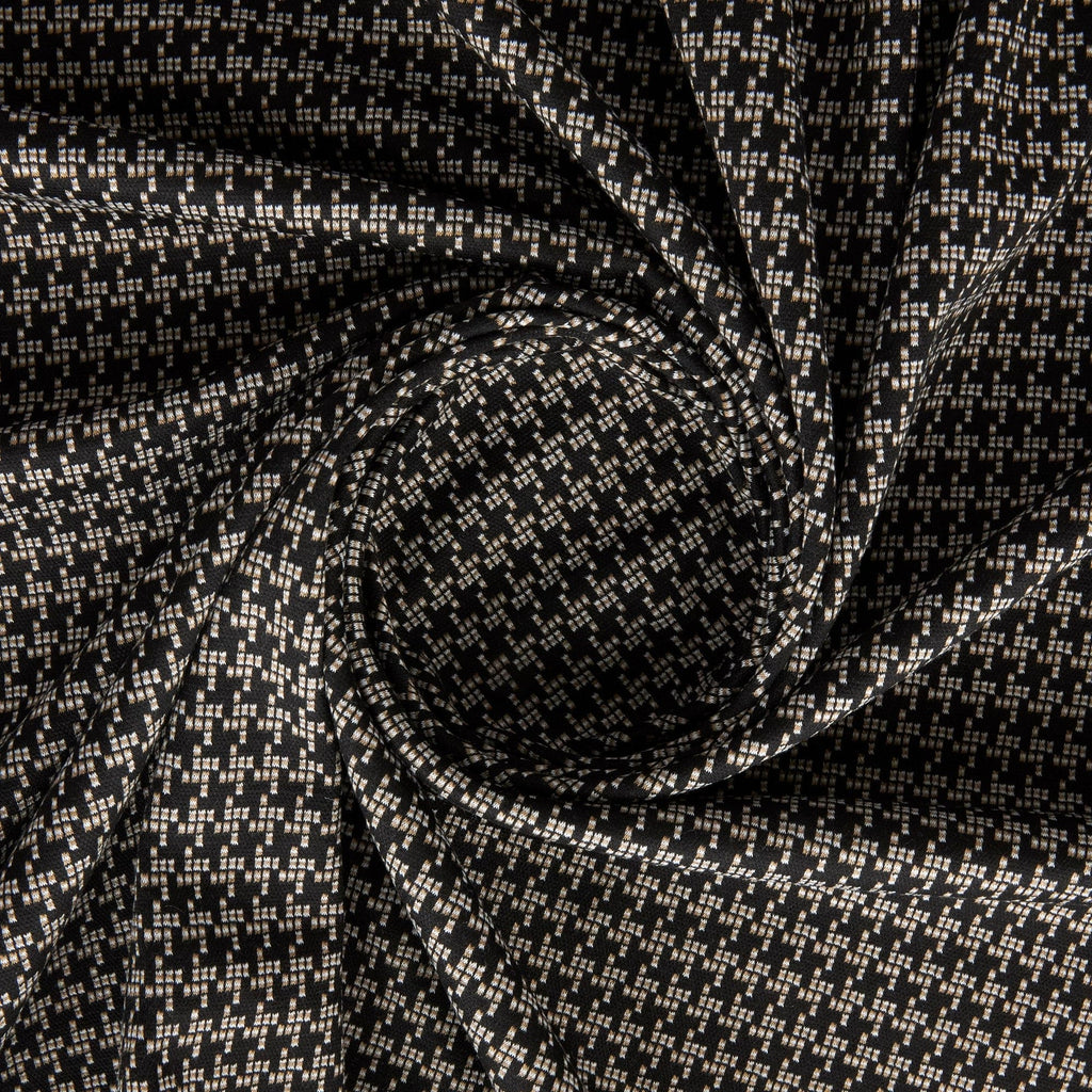 GEO PONTE JACQUARD  | 27183  - Zelouf Fabrics
