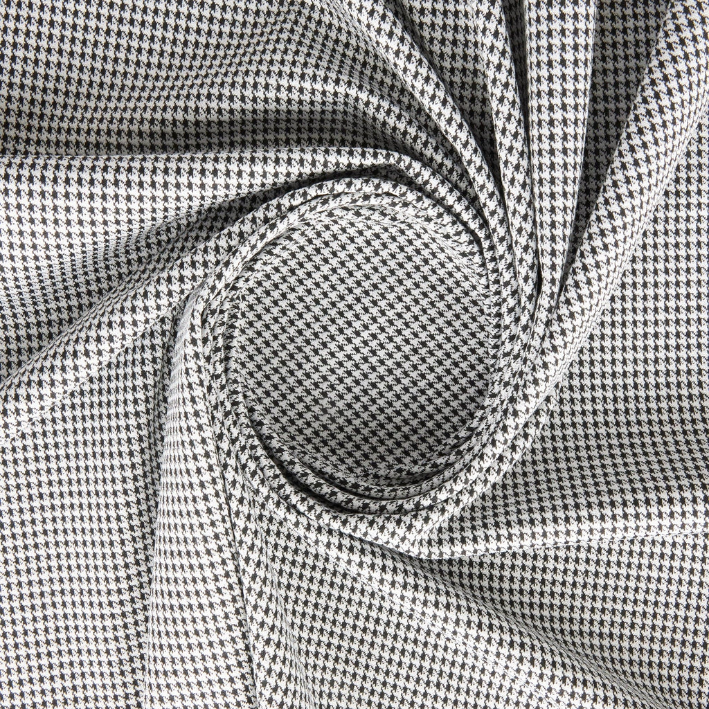 HOUNDSTOOTH PONTE JACQUARD  | 27182  - Zelouf Fabrics