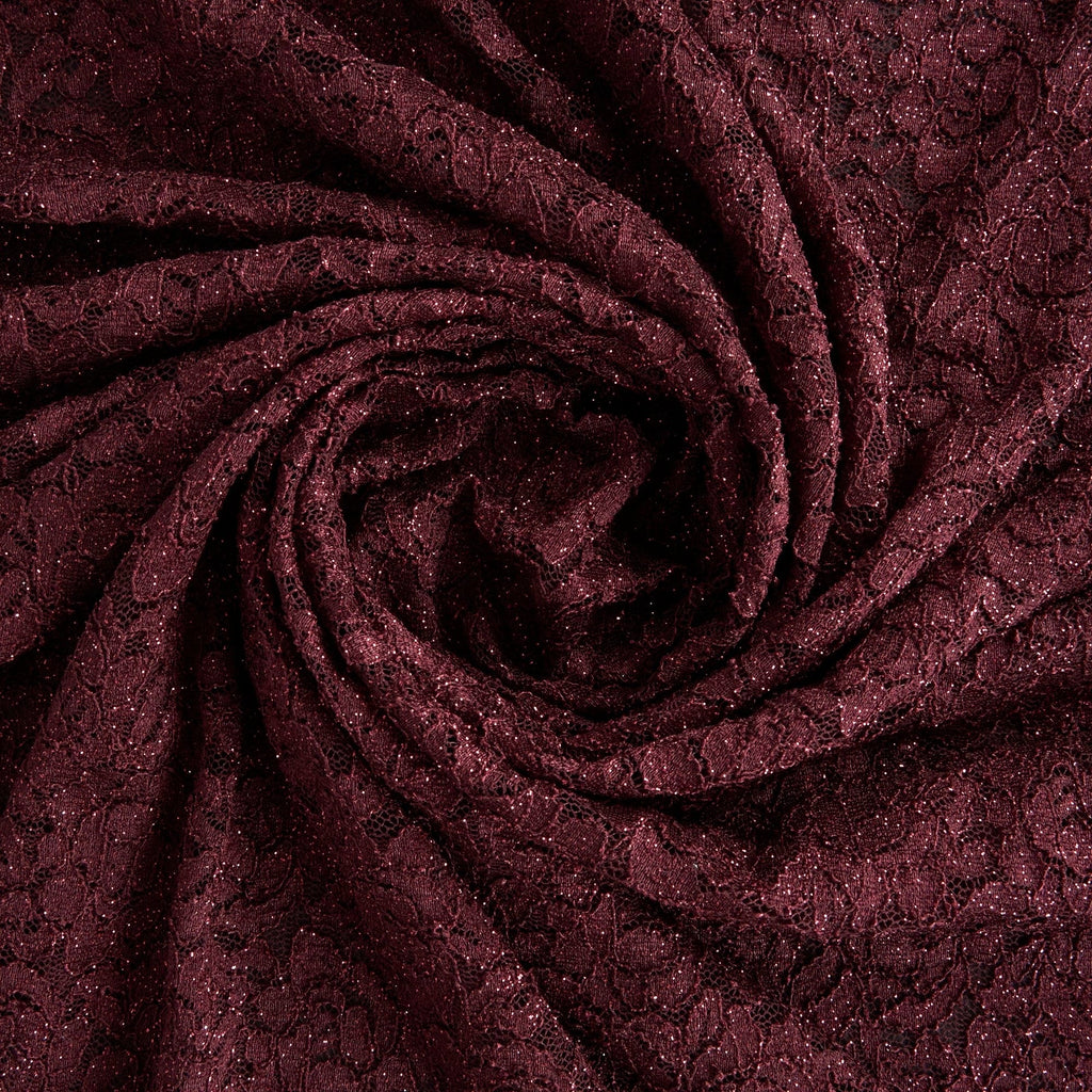 SAWYER STRETCH LACE W/GLITTER  | 27168  - Zelouf Fabrics