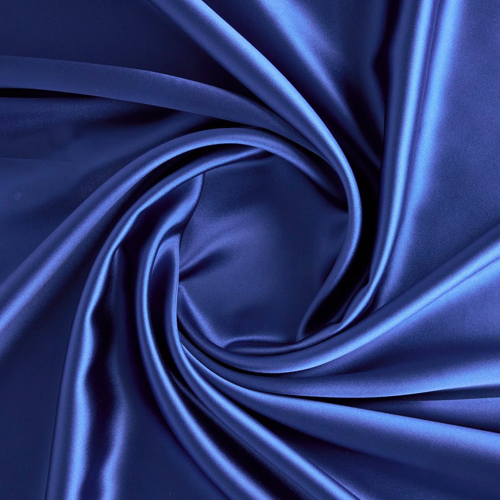 SILKY SATIN | 4805 LUSH INDIGO - Zelouf Fabrics