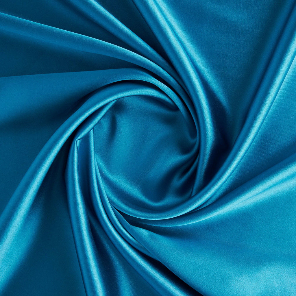 SILKY SATIN | 4805 LUSH TEAL - Zelouf Fabrics
