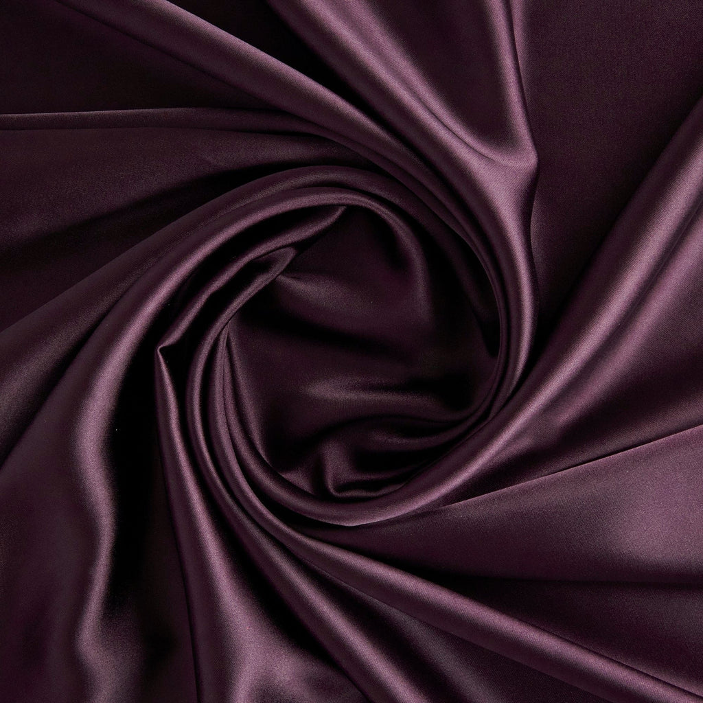 LUSH PLUM | SILKY SATIN | 4805 - Zelouf Fabrics