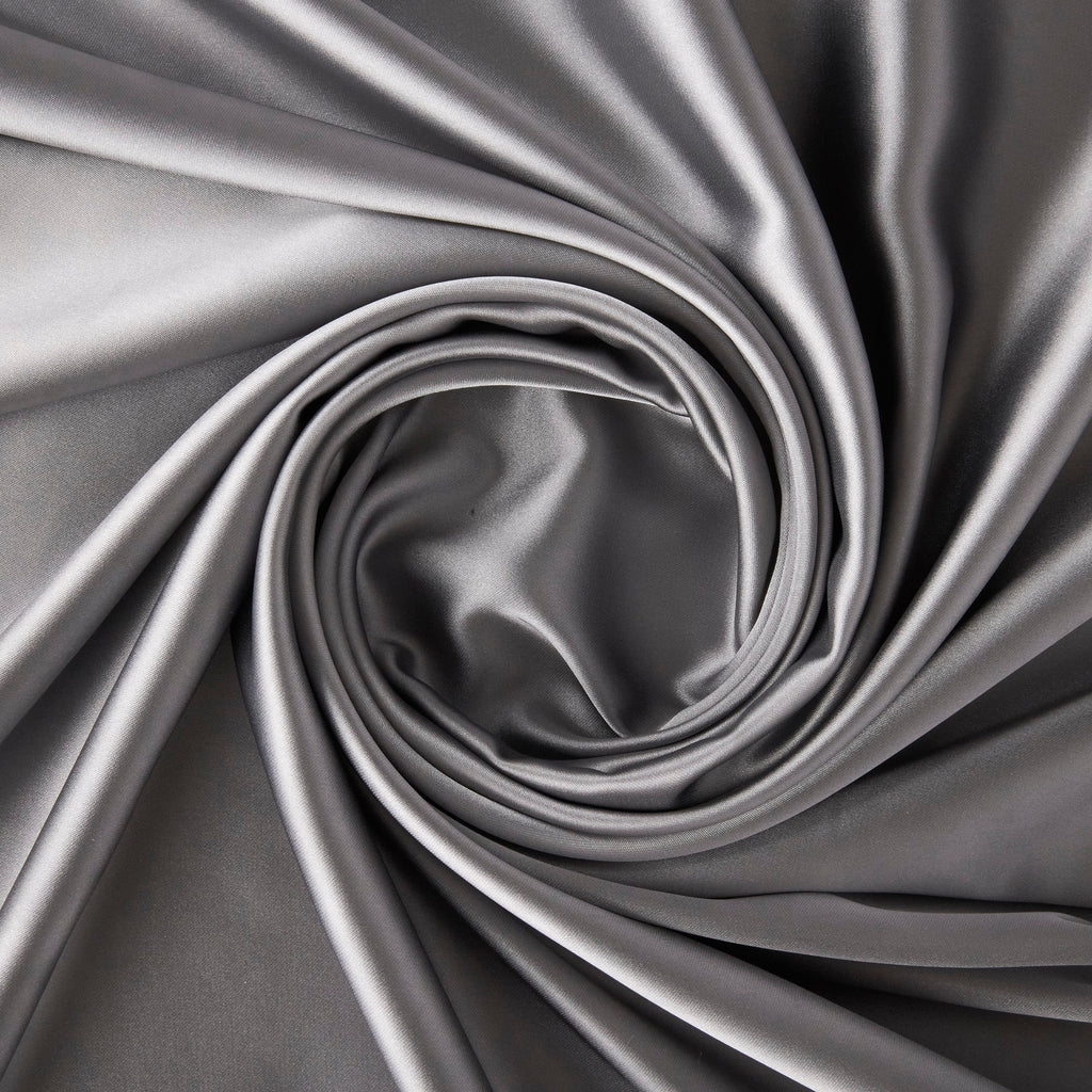 SILKY SATIN | 4805 WINTER GREY - Zelouf Fabrics