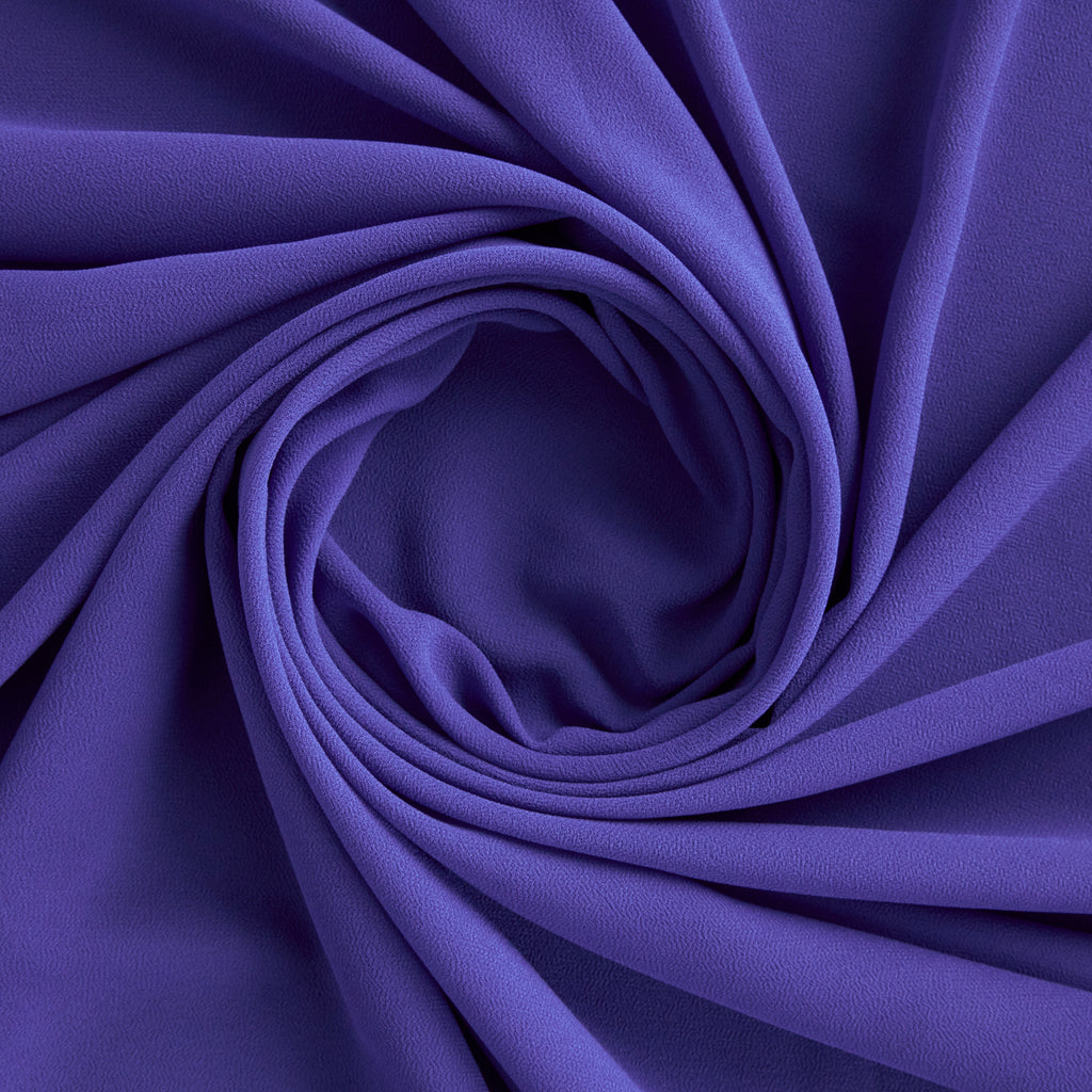 SOUFFLE CREPE CHIFFON | 5200 LUSH VIOLET - Zelouf Fabrics